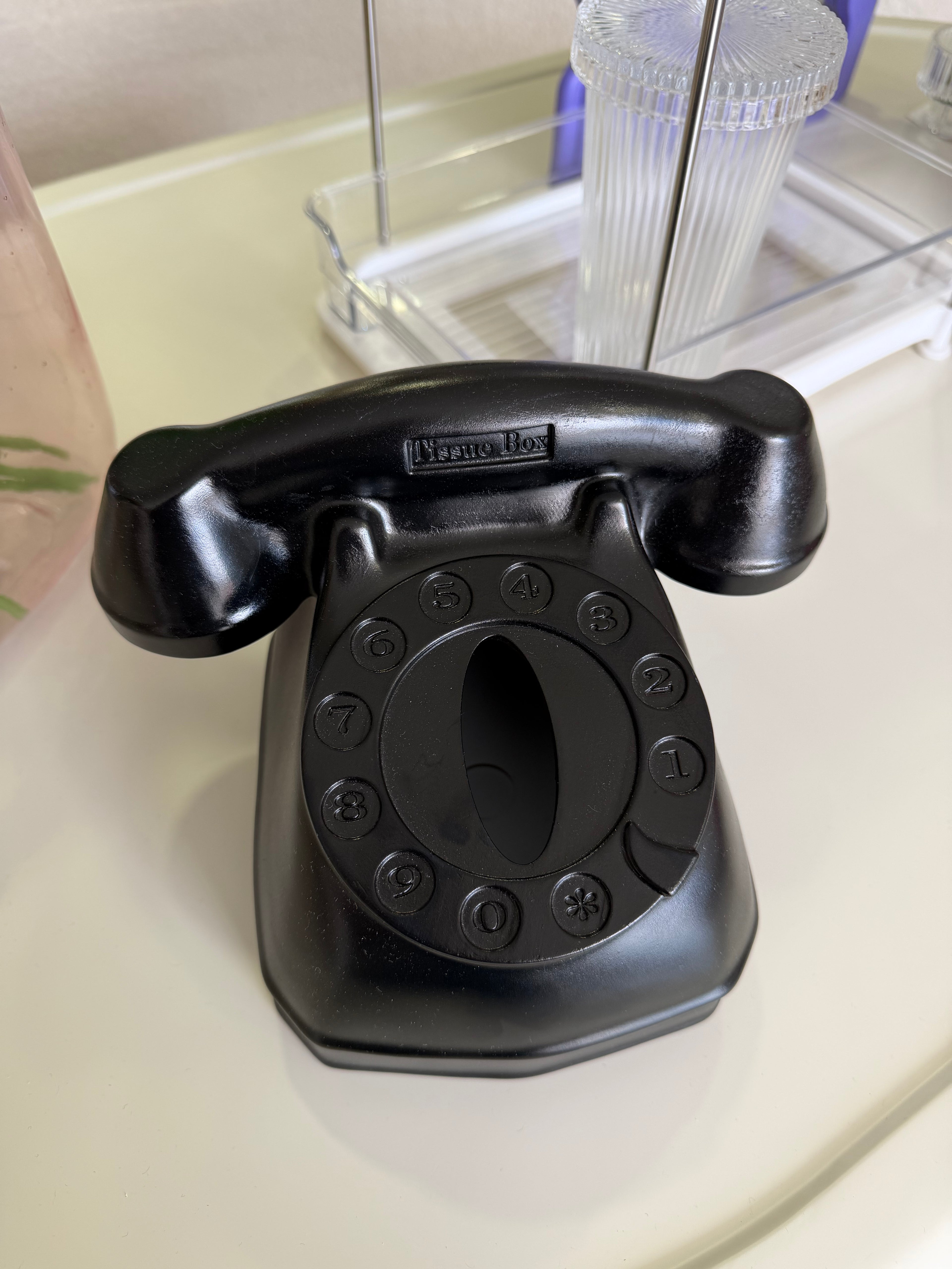 TELÉFONO SERVILLETERO NEGRO