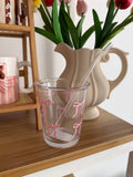 VASO COQUETTE CON PAJITA