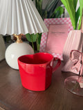 HEART RED TAZA