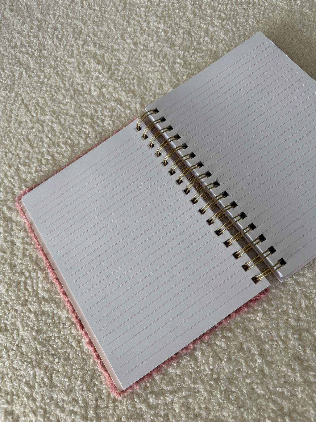 WHITE BEADS NOTEBOOK
