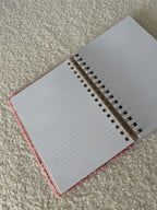 WHITE BEADS NOTEBOOK