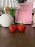 APPLE SALT & PEPPER SHAKER SET