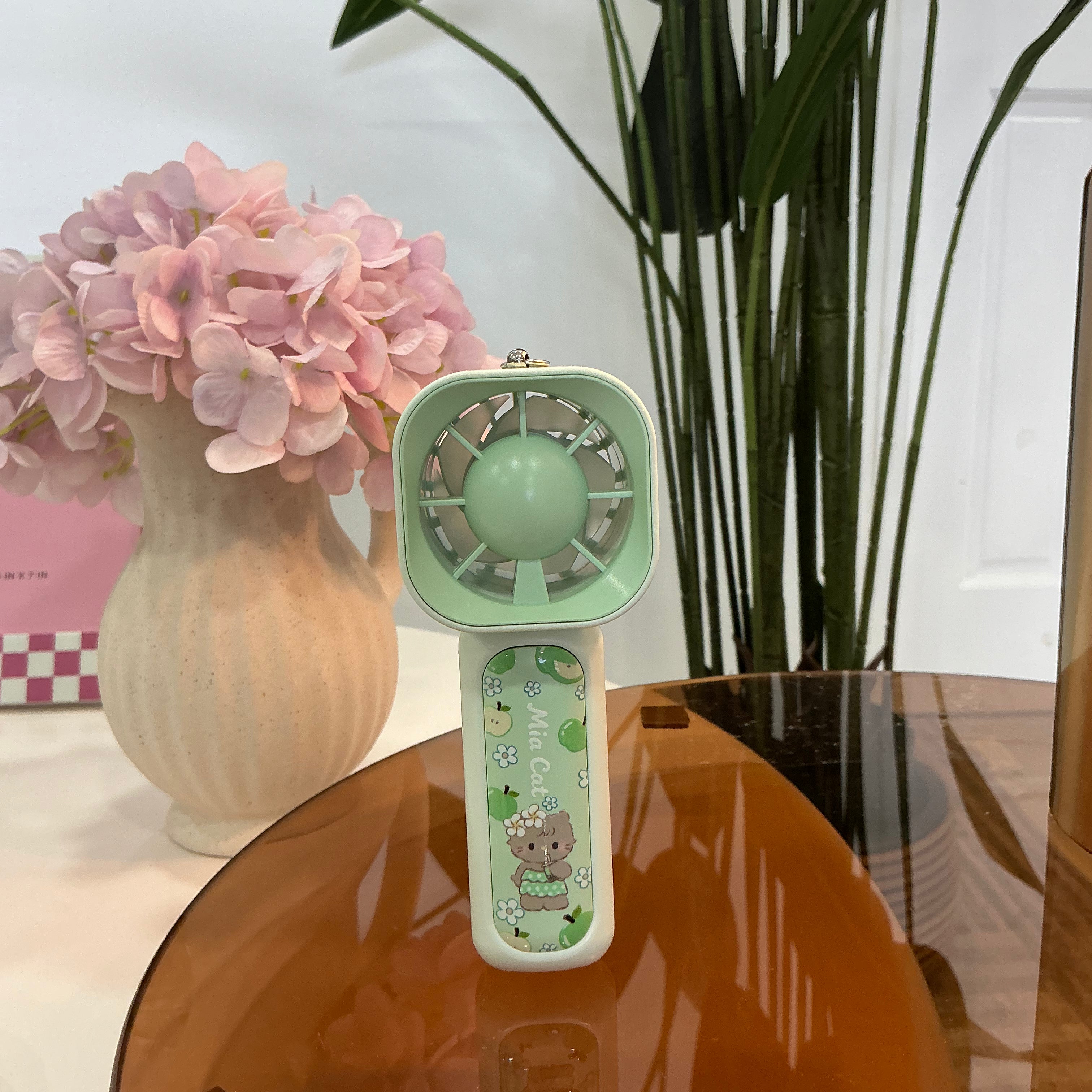 MINI HANDHELD FAN MIA CAT