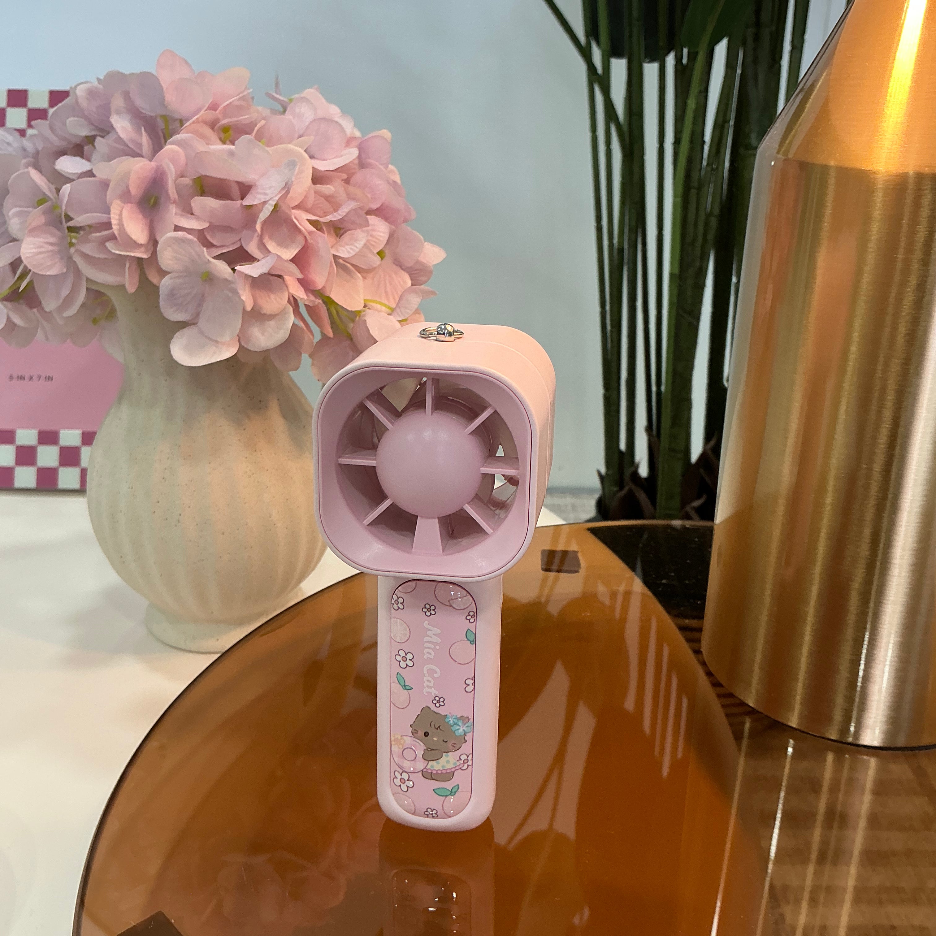 MINI HANDHELD FAN MIA CAT