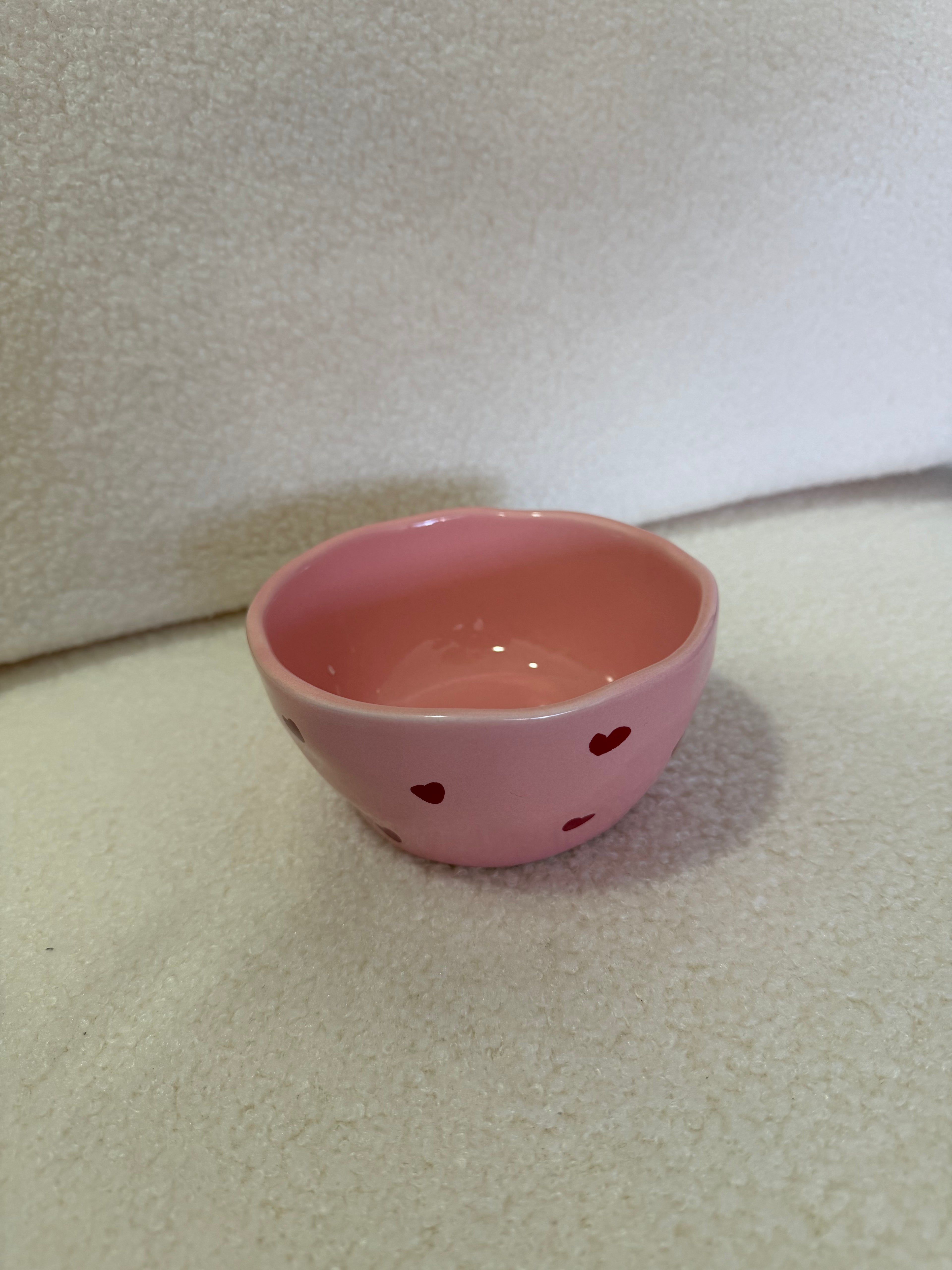 BOWL PEQUEÑ0 ROSA DE CORAZON