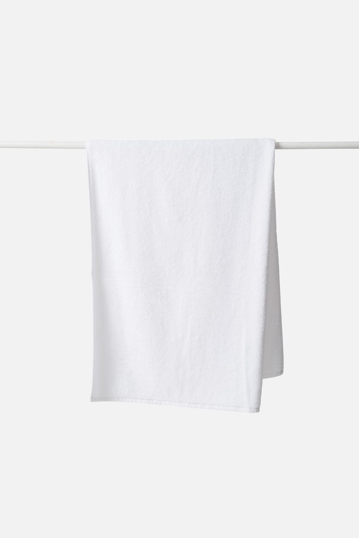 TOALLA DE BAÑO BLANCA 35*110 CM