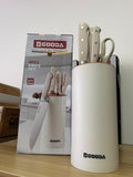 JUEGO DE CUCHILLOS BEIGE