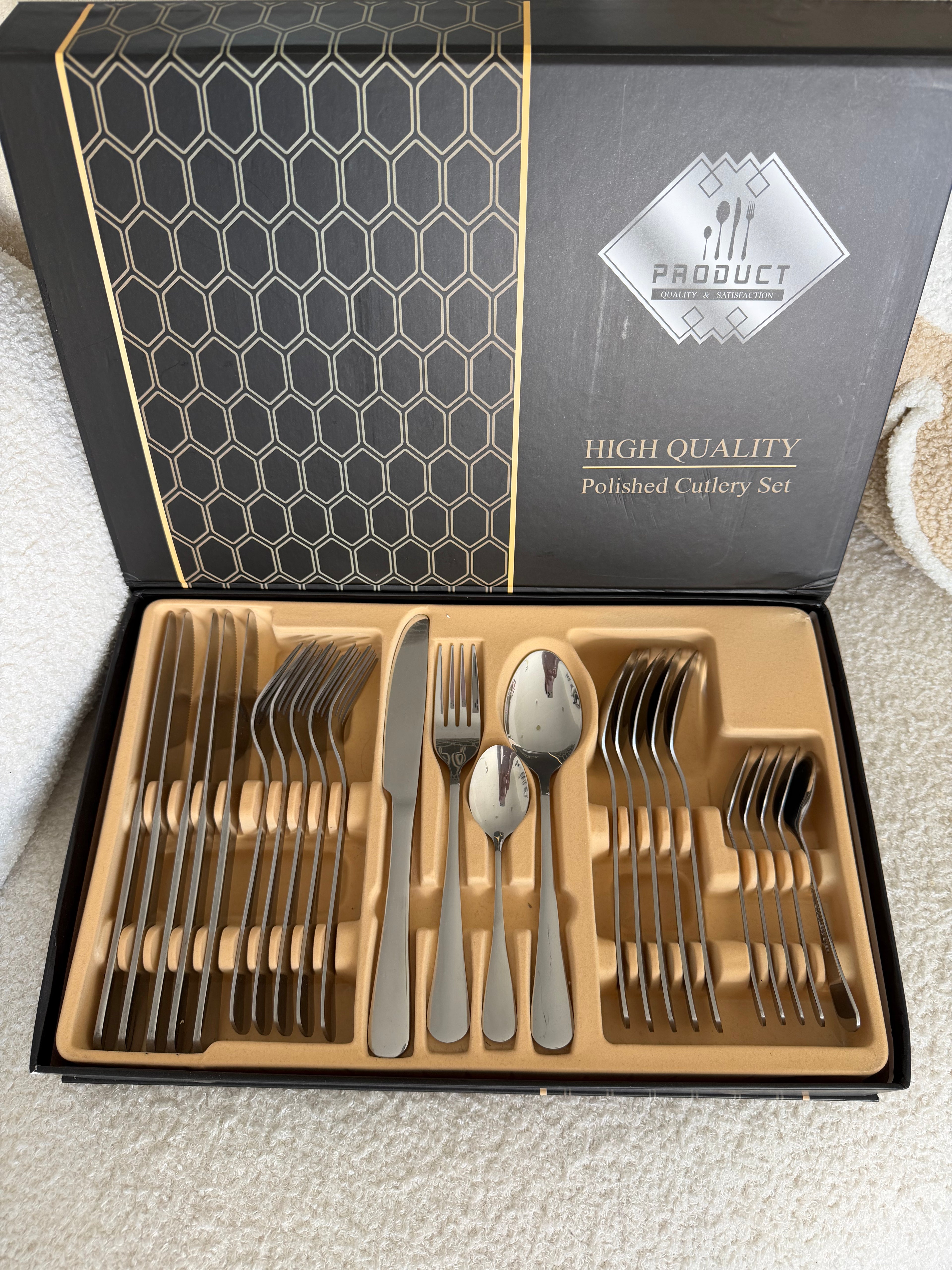 CUBIERTOS SET 24 PCS