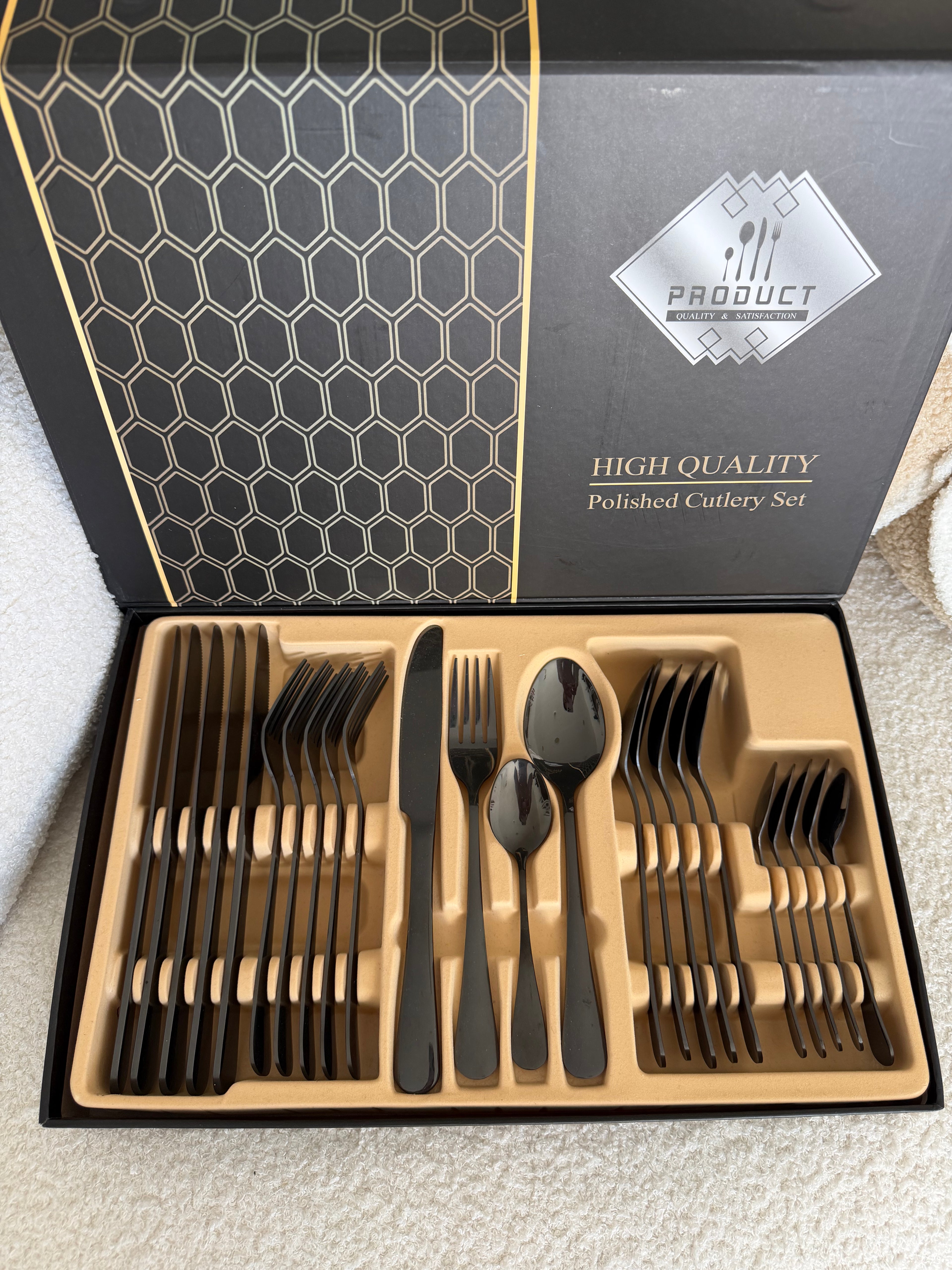 CUBIERTOS SET 24 PCS